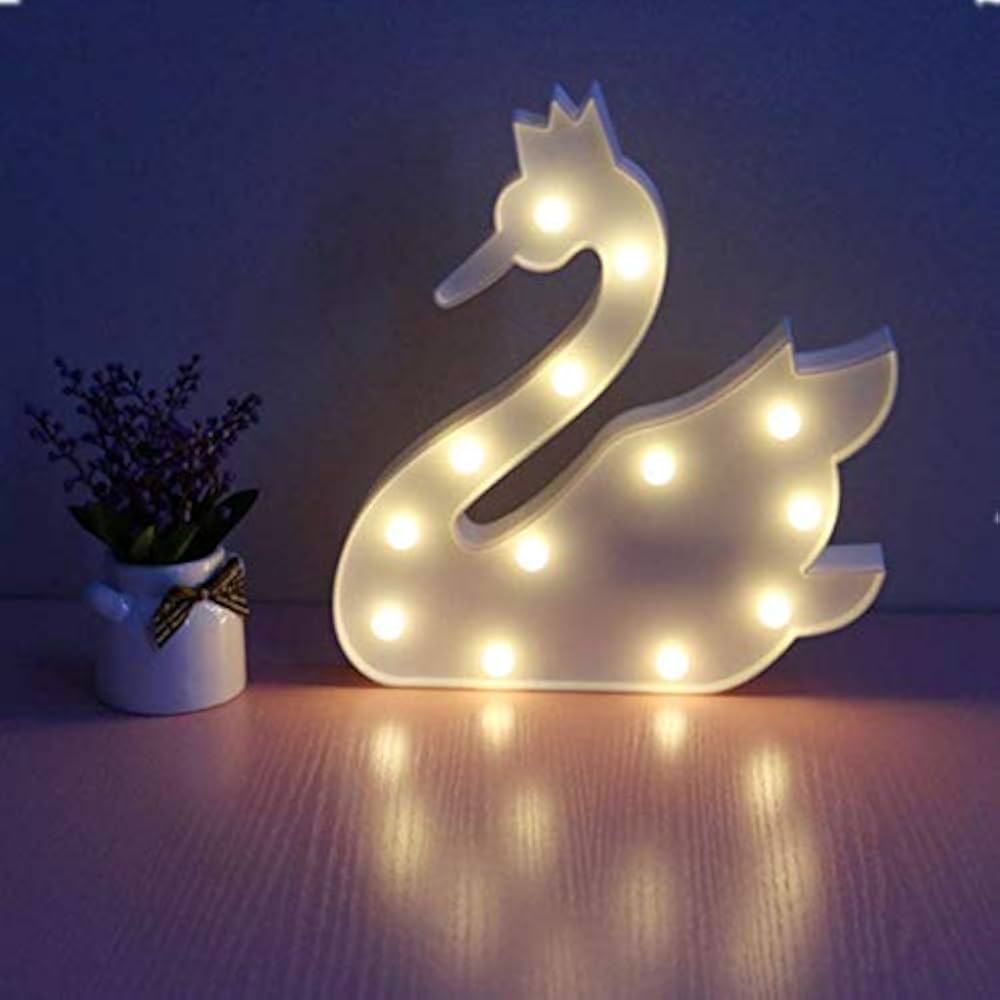 Plastic Lamp+Battery 60 (White) 29.5x10cm
