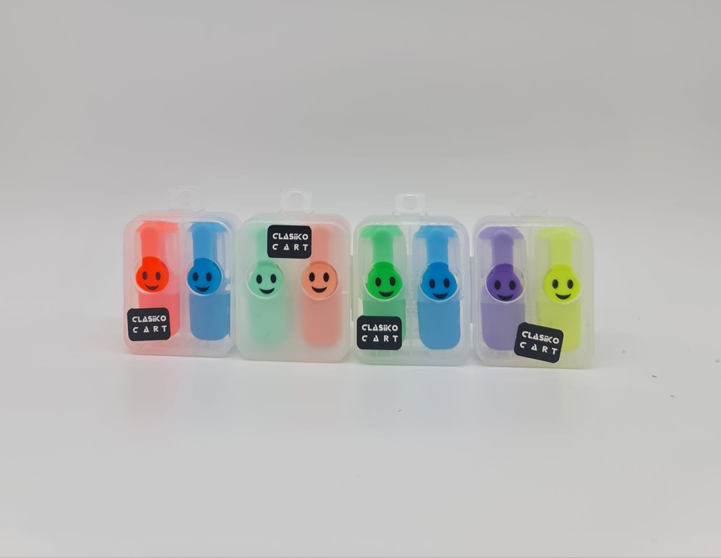 Highlighter Pen (2 Color) B02/803-2 2x6cm
