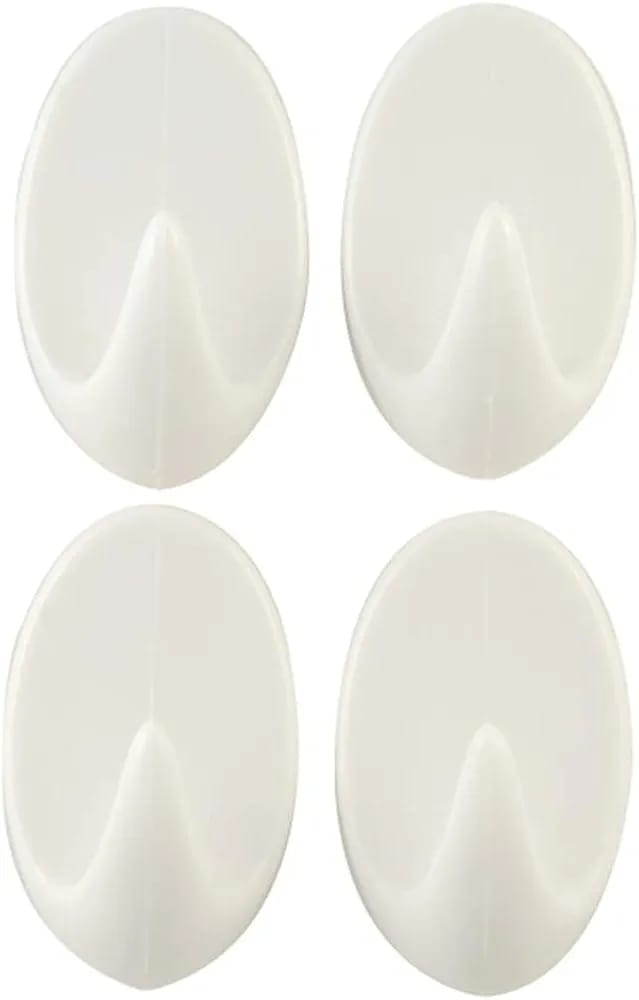 Hook (White) (6 pcs) 40x53x15mm