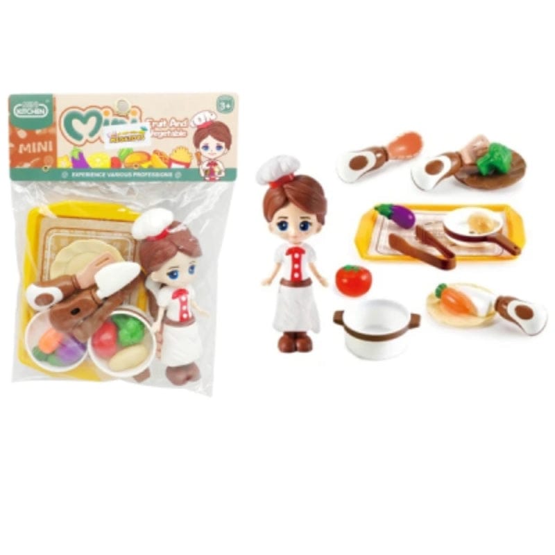 Mini Fruit And Vegetable Set (Mix) 25.5x19.5x4.5cm