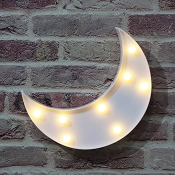 [CC000441] Plastic Lamp+Battery 58 (White) 24x18cm