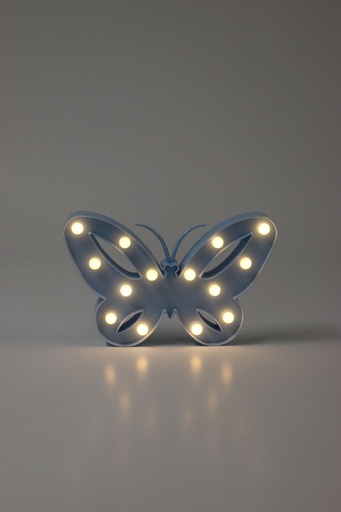 [CC000448] Plastic Lamp+Battery A8 (White) 26x16cm