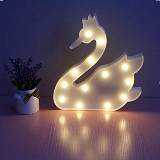 [CC000442] Plastic Lamp+Battery 60 (White) 29.5x10cm